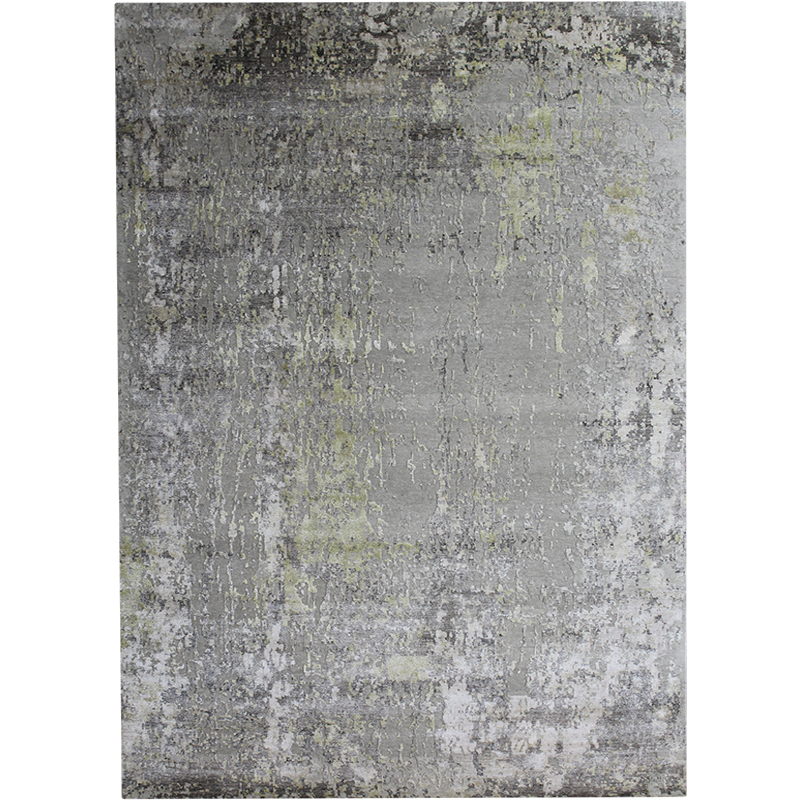 beige/green carpet mat