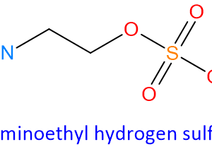Chemical Structure of 2-Aminoethyl Hydrogen Sulfate 926-39-6