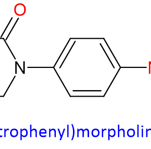 Chemical Structure of Linezolid 4-(4-Nitrophenyl)Morpholin-3-One , 446292-04-2