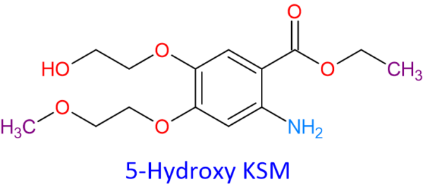 Chemical Structure of Erlotinib 5-Hydroxy KSM