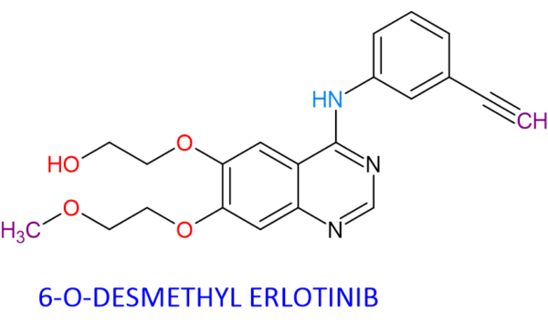 Chemical Structure of 6-O-DESMETHYL ERLOTINIB , 183321-86-0
