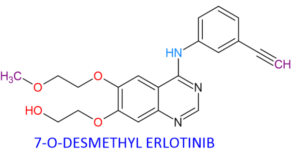 Chemical Structure of 7-O-DESMETHYL ERLOTINIB , 183320-29-8