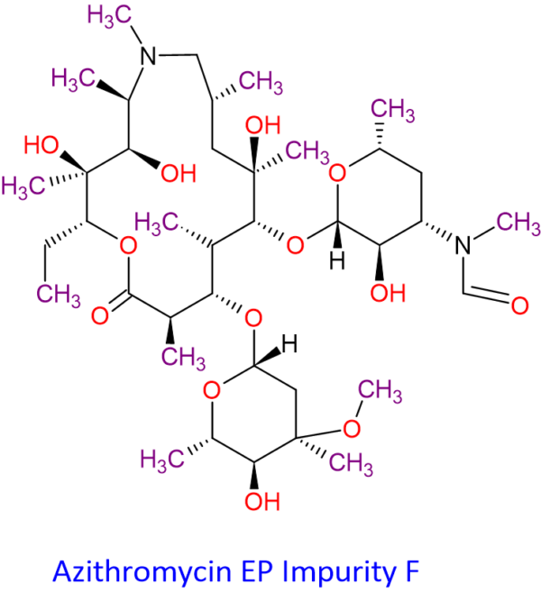 Chemical Structure of Azithromycin Impurity-F , 612069-28-0