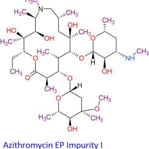 Chemical Structure of Azithromycin Impurity-I ,172617-84-4