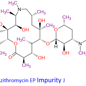 Chemical Structure of Azithromycin Impurity-J , 117693-41-1