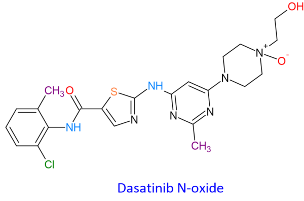 Chemical Structure of Dasatinib N-Oxide , 910297-52-8