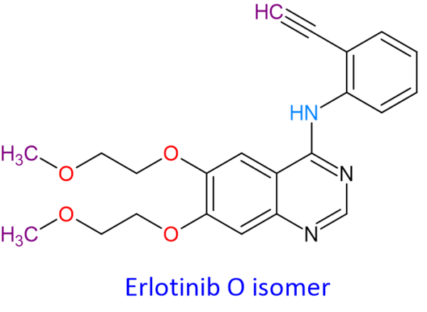 Chemical Structure of Erlotinib O Isomer