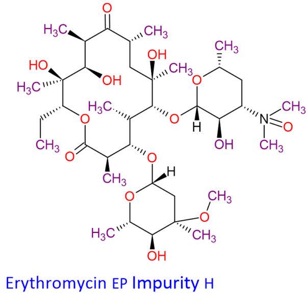 Chemical Structure of Erythromycin Impurity-H , 992-65-4