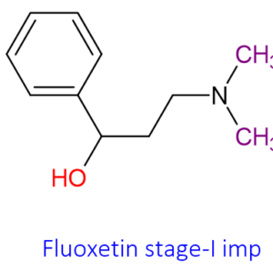 Chemical Structure of Fluoxetin Stage-I Imp , 5554-64-3