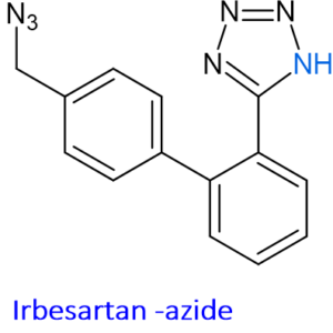 Chemical Structure of Irbesartan -Azide , 152708-24-2