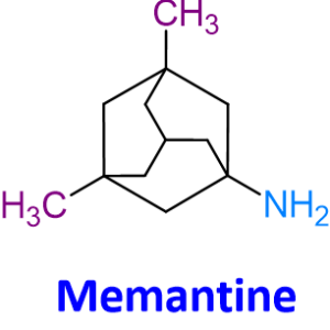 Chemical Structure of Memantine , 19982-08-02