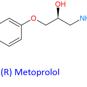 Chemical Structure of (R) Metoprolol , 81024-42-2