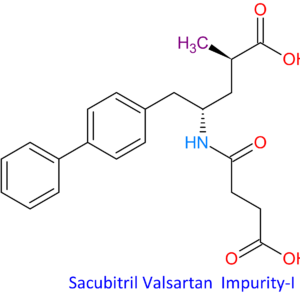 Chemical Structure of Sacubitril Valsartan Impurity-I
