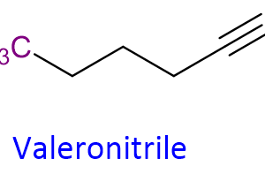 Chemical Structure of VALERONITRILE , 110-59-8