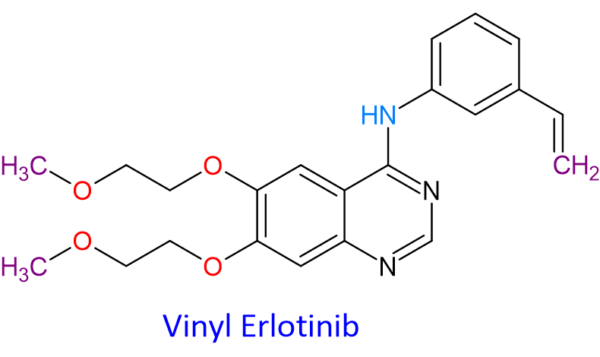 Chemical Structure of Vinyl Erlotinib , 1058132-82-3