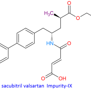 Chemical Structure of Sacubitril Valsartan Impurity-IX