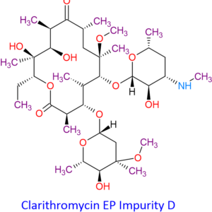 Chemical Structure of Clarithromycin EP Impurity D , 101666-68-6