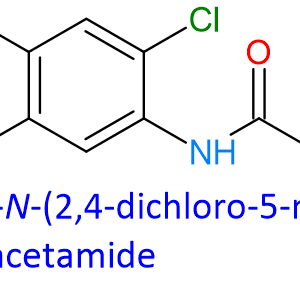 Chemical Structure of 2-Cyano-N-(2,4-Dichloro-5-Methoxyphenyl)Acetamide 846023-24-3