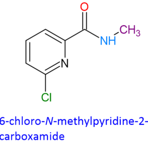 Chemical Structure of 6-Chloro-N-Methylpyridine-2-Carboxamide 845306-04-9