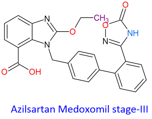 Chemical Structure of "Azilsartan Medoxomil Stage-III 147403-03-0 "