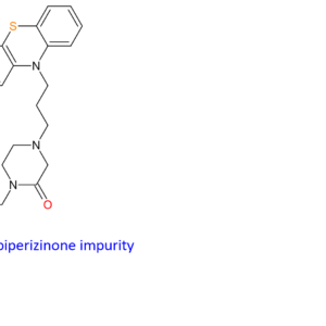 Chemical Structure of Fluphenazine Piperizinone Impurity