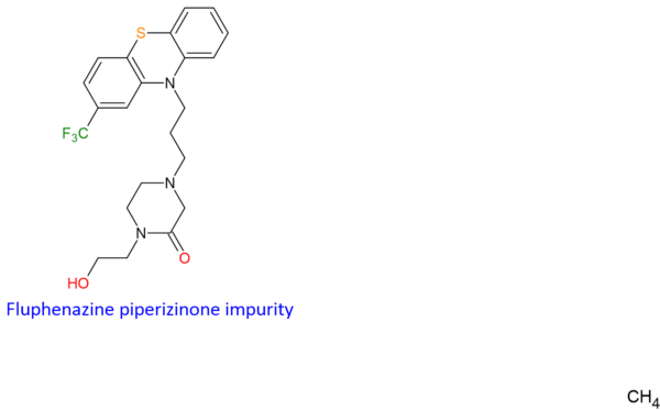 Chemical Structure of Fluphenazine Piperizinone Impurity