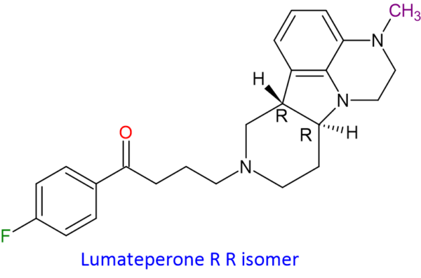 Chemical Structure of Lumateperone R R Isomer 1576240-16-8