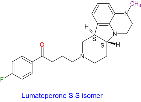 Chemical Structure of Lumateperone S S Isomer 1576240-15-7