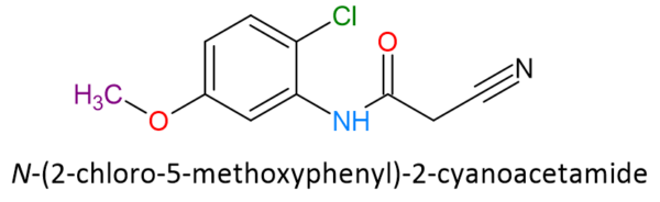 Chemical Structure of N-(2-Chloro-5-Methoxyphenyl)-2-Cyanoacetamide 1307530-78-4