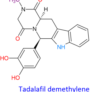 Chemical Structure of Tadalafil Demethylene 171489-03-5