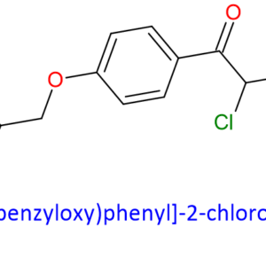 Chemical Structure of 1-[4-(Benzyloxy)Phenyl]-2-Chloropropan-1-One 111000-54-5