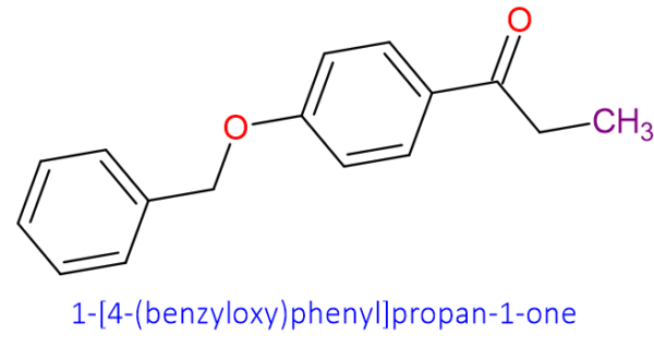 Chemical Structure of 1-[4-(Benzyloxy)Phenyl]Propan-1-One 4495-66-3