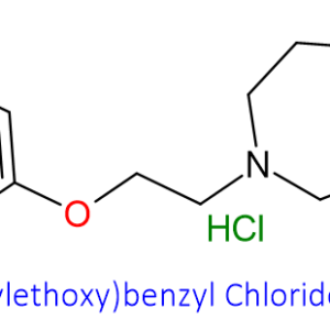 Chemical Structure of 1-{2-[4-(Chloromethyl)Phenoxy]Ethyl}Azepane Hydrochloride , 223251-25-0