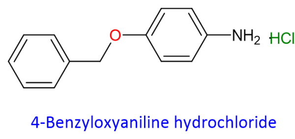 Chemical Structure of 4-Benzyloxyaniline Hydrochloride 51388-20-6