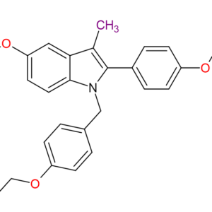 Chemical Structure of Bazeoxifene Acetate Stage-II