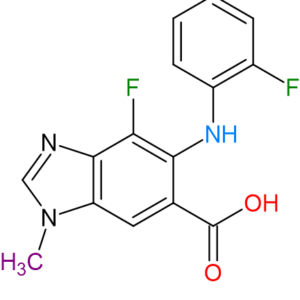 Chemical Structure of Binimetinib Acid 1415564-99-6
