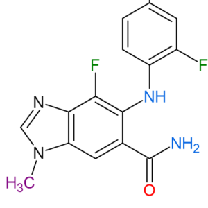 Chemical Structure of Binimetinib Amide