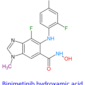Chemical Structure of Binimetinib Hydroxamic Acid