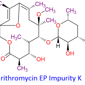 Chemical Structure of Clarithromycin EP Impurity K 127157-35-1