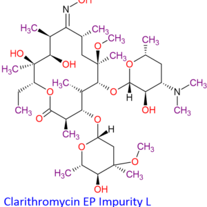 Chemical Structure of Clarithromycin EP Impurity L 127253-05-8