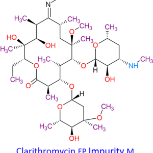 Chemical Structure of Clarithromycin EP Impurity M 127182-43-8