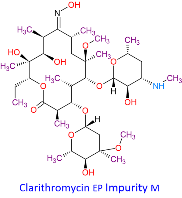 Chemical Structure of Clarithromycin EP Impurity M 127182-43-8