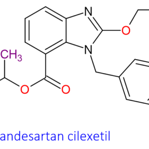 Chemical Structure of N-Trityl Candesartan Cilexetil 170791-09-0