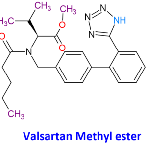 Chemical Structure of Valsartan Methyl Ester 137863-17-3