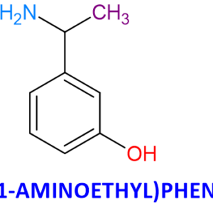 Chemical Structure of 3-(1-AMINOETHYL)PHENOL CAS NO. 63720-38-7