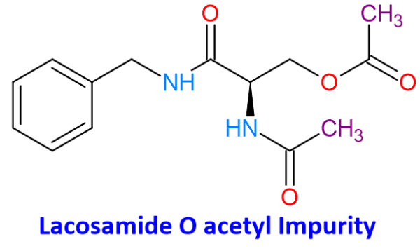 Chemical Structure of Lacosamide O Acetyl Impurity, CAS NO. 196601-69-1