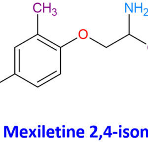 Chemical Structure of Mexiletine 2’,4’-Isomer , CAS NO. 180966-61-4