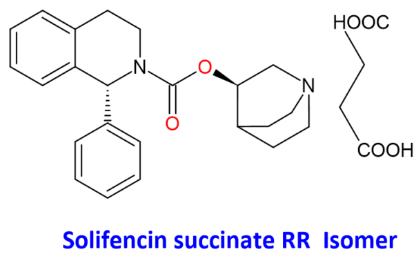 Chemical Structure of Solifencin Succinate RR Isomer, CAS NO. 862207-70-3