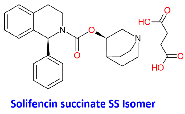 Chemical Structure of Solifencin Succinate SS Isomer, CAS NO.862207-71-4