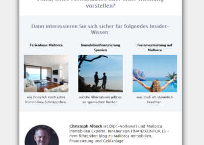 5 Touch Drip Email Series for Finanz Kontor